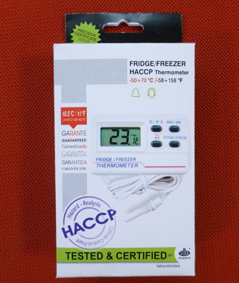Thermomètre digital HACCP pour frigo/congélateur - Modèle 91000-069/CC-ca - Plage -50+70°C_0