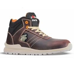 U-Power - Chaussures de sécurité hautes anti perforation KEN - Environnements humides - S3 SRC Marron Taille 39 - 39 marron matière synthétique 80_0
