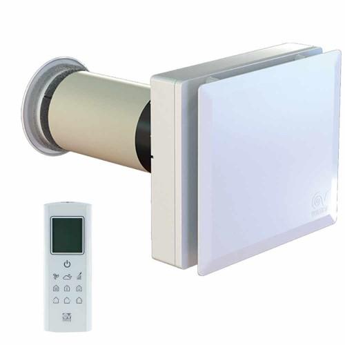 VENTILATION DOUBLE FLUX HYGRO DÉCENTRALISÉE AUTONOME - 30 M3/H - HRW MONO WIFI AXELAIR