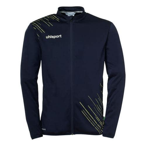 VESTE CLASSIC ENFANT - UHLSPORT - SCORE 26 BLEU MARINE/JAUNE FLUO