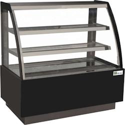 Vitrine pâtissière 560 L - Vitrage bombé 2 étagères - L. 1500 mm - OASIS60_0