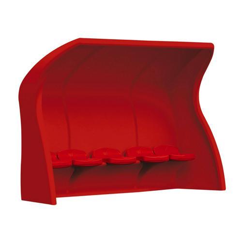 ABRI DE TOUCHE MONOBLOC ROUGE - ASSISE INDIVIDUELLE