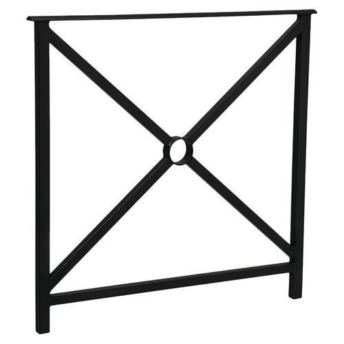 BARRIÈRE HÉRITAGE SIMPLE CROIX 80 CM - NOIR 9005 - PROCITY