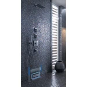 BÂTI-SUPPORT DUOFIX DOUCHE DE PLAIN PIED POUR ROBINETTERIE MURALE APPARENTE D50 GÉBÉRIT