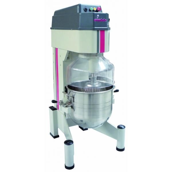 Batteur mélangeur professionnel - cuve 60 litres - boîte de vitesse mécanique - sur pieds surélevés - Synergies_0