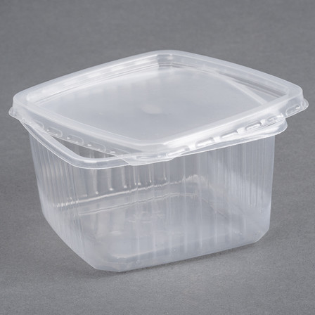 Boîtes alimentaires micro-ondables avec couvercle séparé - Polypropylène - Contenance jusqu'à 2000 ml_0