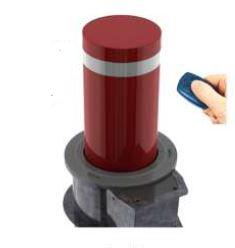 Borne électrique rétractable hydraulique avec commande à distance - SILANE - Norme TRAT1225621A - Diamètre 273 mm et hauteur de 500 à 700 mm_0