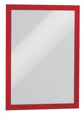 CADRE D'AFFICHAGE MAGNÉTIQUE DURAFRAME, A4, ROUGE - LOT DE 2