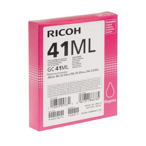 CARTOUCHE GEL D'ENCRE MAGENTA RICOH GC-41ML - CARTOUCHE AUTHENTIQUE