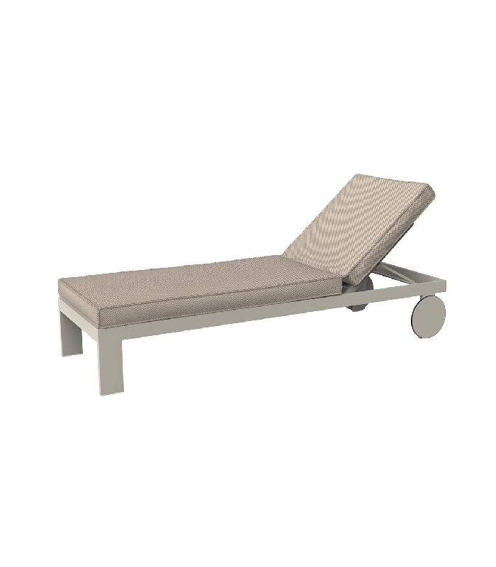 Chaise longue Posidonia - écru_0