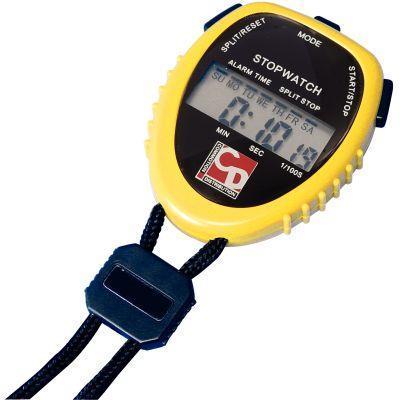 Chronomètre électronique digital - Résistant à l'humidité - Grand écran digital avec lanière - Temps intermédiaire, alarme, heure et date_0