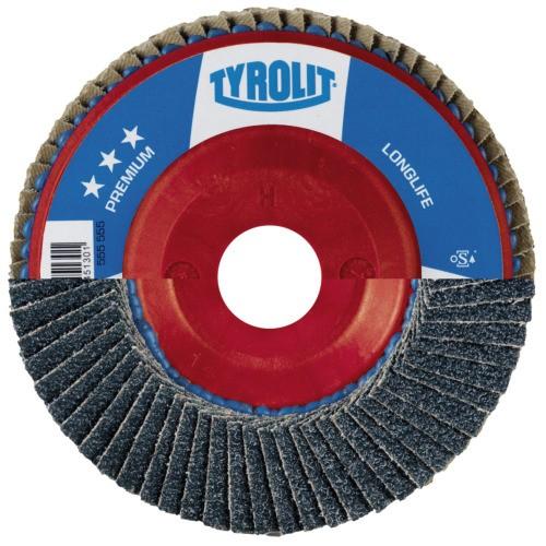 DISQUES À LAMELLES PLATS - PREMIUM LONGLIFE - 125X22,2 ZA40B TYROLIT