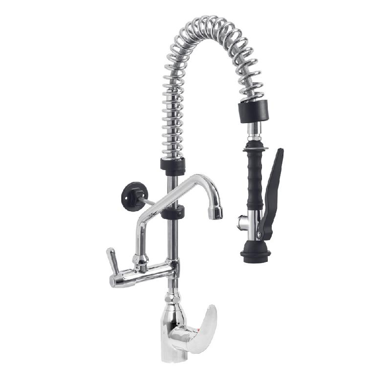 Douchette flexible acier inox et robinet avec groupe mitigeur monocommande - CW4086/MT_0