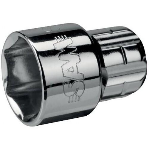 DOUILLE TRAVERSANTE DÉBOUCHÉE 1/2'' - 17 MM SAM OUTILLAGE