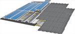 Fixation pour modules solaires photovoltaïques - Conergy SolarRoof III - pour toitures inclinées avec profilés en aluminium_0