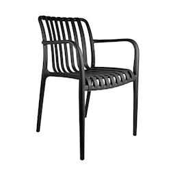 García de Pou Garcia de Pou 4 Unités - Chaise Empilable 'Supra-Tek'  58X56X81 Cm Noir Pp - noir plastique polypropylène 270.43_0