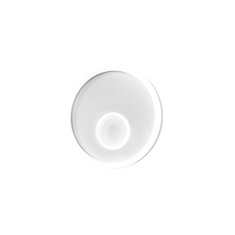 Gea Luce Plafonnier Led Melania P/G 50W 4000K, Plafonnier Rond En Aluminium Blanc, Diffuseur En Méthacrylate Satiné, Ip20, 2260Lm - Gealuce - MELANI_0