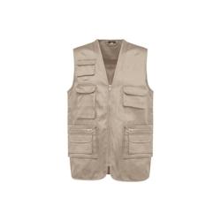 Gilet polycoton multipoches doublé WK. Designed To Work beige T.3XL WK Designed To Work - XXXL beige polyester 3663938308555_0