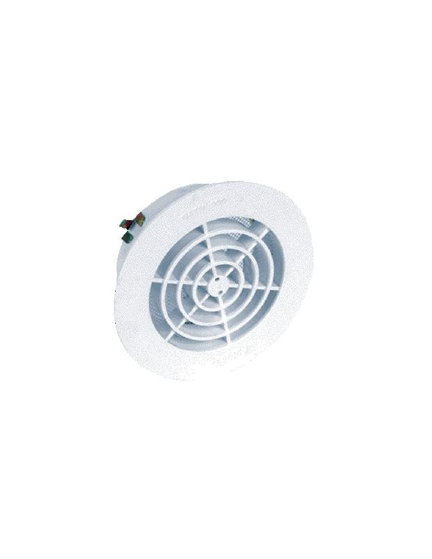 GRILLE DE VENTILATION À ENCASTRER AÉRATION INTÉRIEUR POUR TUBES PVC D 80MM BLANC - NICOLL - 1GATM80