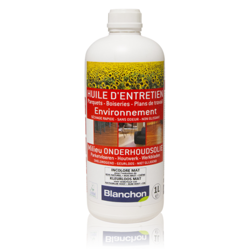 HUILE D'ENTRETIEN ENVIRONNEMENT - 5 L - INCOLORE MAT BLANCHON