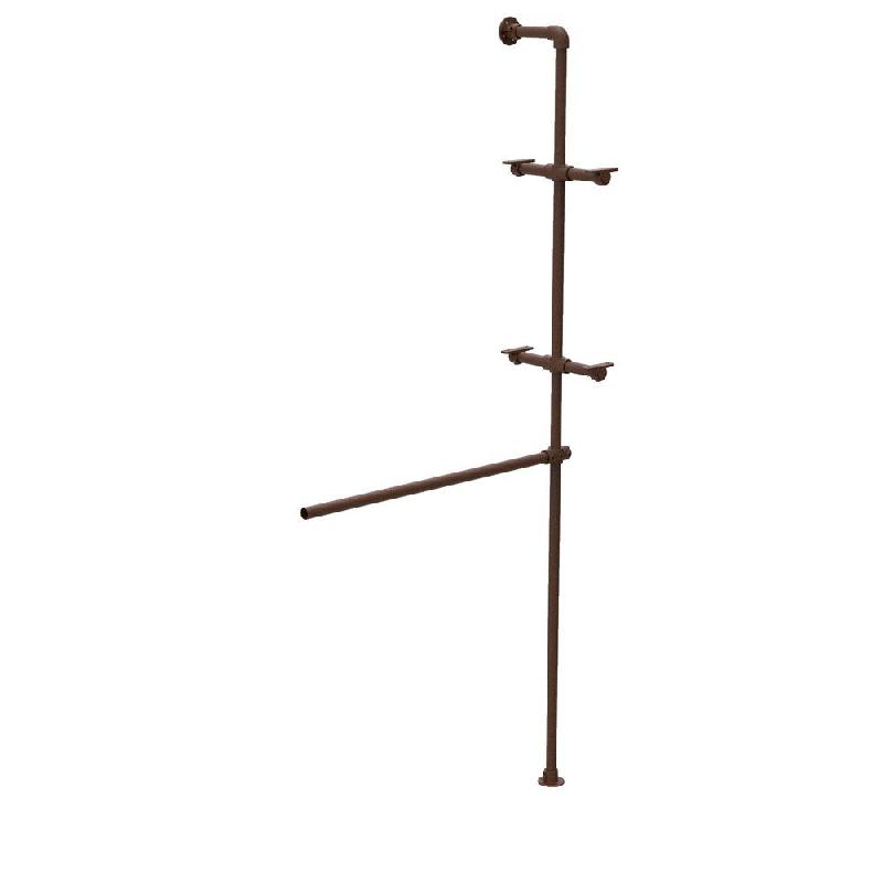 Kit extension pour structure Urban penderie + 2 supports tablettes réf. 46675 - Système tubulaire modulable et robuste_0