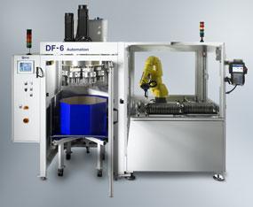 Machine automatisée d'ébavurage DF-6 OTEC - finition et polissage avec robot FANUC 6 axes_0