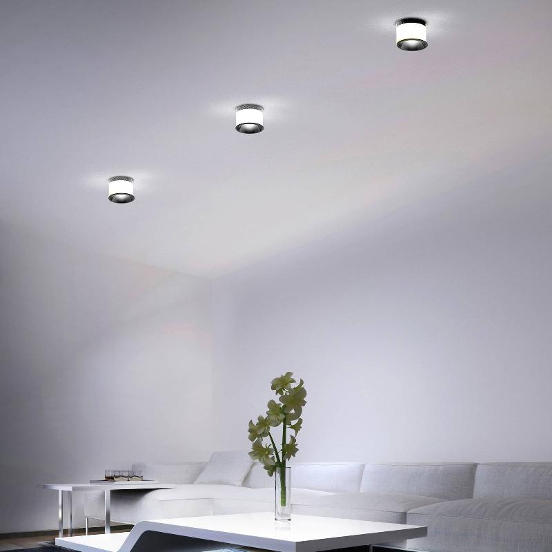 MOLTO LUCE DARK NIGHT PLAFONNIER 4000K BLANC/GRIS