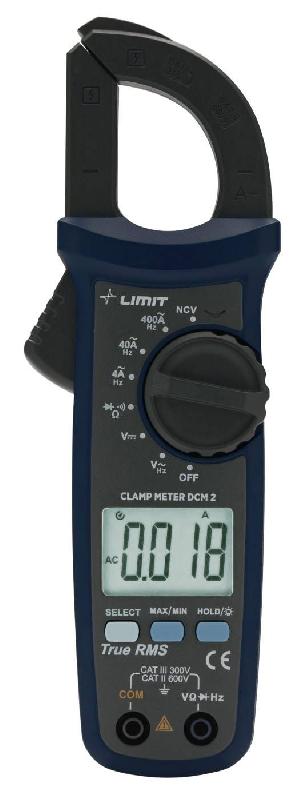 Multimètre et ampèremètre digital CAT II 600V 400A AC Limit LIMIT DCM2_0