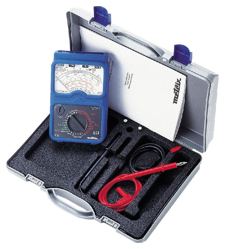 MX1 - Multimètre analogique portable robuste tout terrain avec boîtier surmoulé étanche - METRIX_0