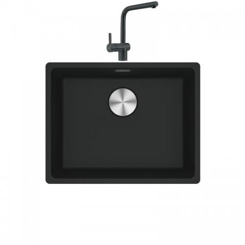 PACK ÉVIER À ENCASTRER MARIS MRG 611-XL ET MITIGEUR ATLAS NEO AVEC DOUCHETTE FRANKE
