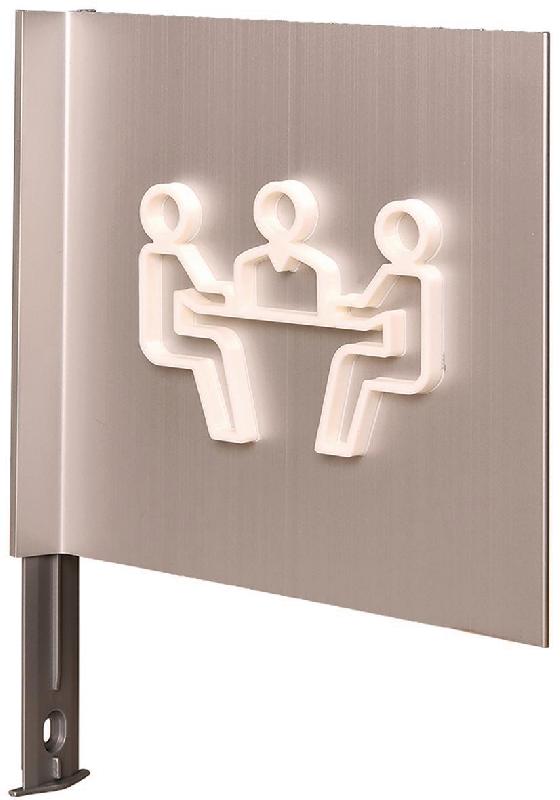 PICTOGRAMME NEOSIGN 3D DRAPEAU SALLE DE RÉUNION BLANC - MANUTAN COLLECTIVITÉS