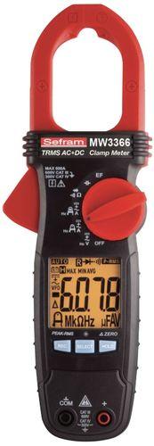 Pince multimètre TRMS AC/DC - 600 AAC/DC - 600 VAC/DC - SEFMW3366 - CAT III 600V / CAT IV 300V_0