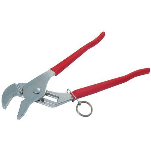 PINCE MULTIPRISE A RESSORT DE RAPPEL AVEC CLIP INOX FME - SAM