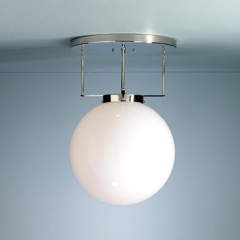 TECNOLUMEN PLAFONNIER NICKEL STYLE BAUHAUS