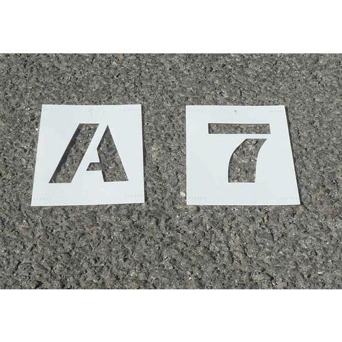 POCHOIR LETTRES & CHIFFRES PVC 100MM