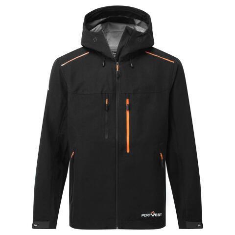 PORTWEST S385 VESTE DE PLUIE IMPER-RESPIRANTE NOIR - TAILLE XS