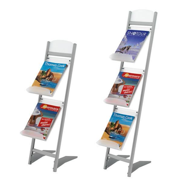 PRÉSENTOIR BROCHURE-DISPLAYS® 3 TABLETTES