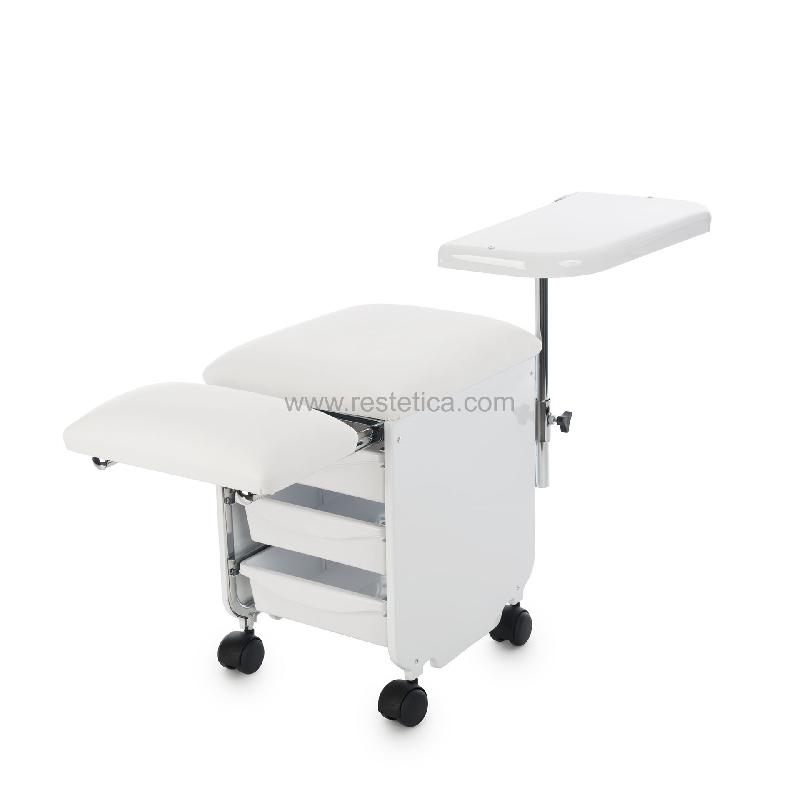 Re19h914b - Simple table de manucure avec aspirateur - Design italien - Dimensions : 98x48x74 cm_0