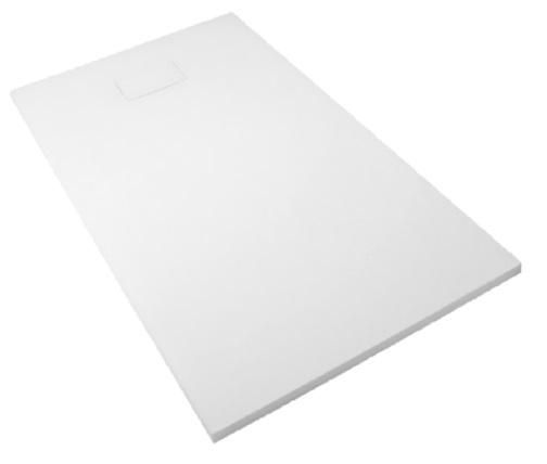 Receveur onyx blanc 1400x800mm avec bonde  - AKW - 12828wh-ch - 787893_0