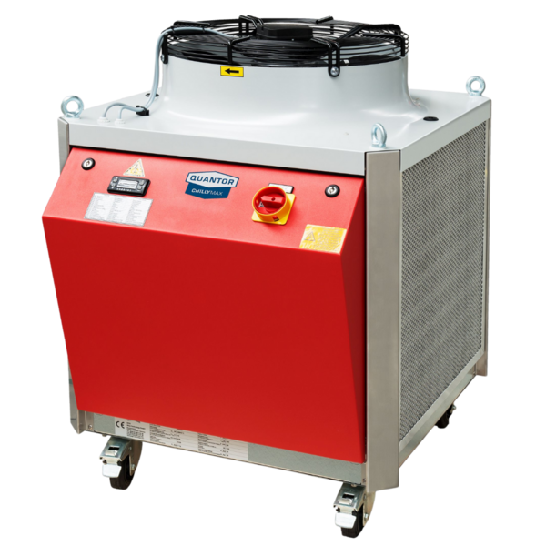 Refroidisseur compact - chaud et froid 6,4 - 12,7 kW - Quantor Chilly MAX avec roulettes et condenseur micro-canaux_0