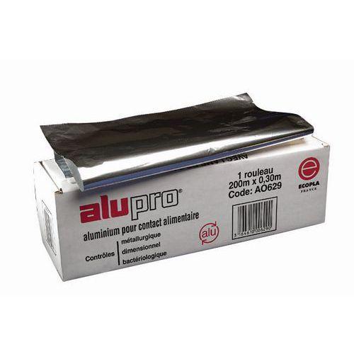 ROULEAU D'ALUMINIUM EN BOÎTE DISTRIBUTRICE ALU LONG.200M - MATFER
