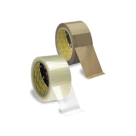 Ruban adhésif 3M 371 polypropylène Hot-Melt - Bonne performance pour carton recyclé simple cannelure - 21M7164T_0