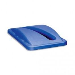 RUBBERMAID COUVERCLE  BLEU POUR PAPIER POUR COLLECTEUR SLIM JIM