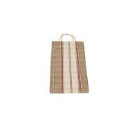 Sac à pain carreaux tabac - Tissud - 29 cm de largeur et 67 cm de hauteur, avec poche avant 25 cm_0