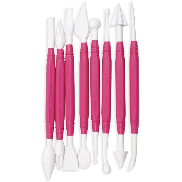 Scrap Cooking SCRAPCOOKING Lot de 8 outils / 16 fonctions pour pâte à sucre - 035-1040322_0