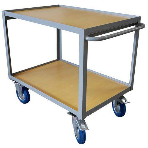 SERVANTE ATELIER 2 PLATEAUX 700X1000MM - 300 KG - STOCKMAN