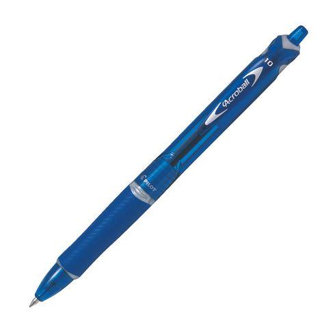 LOT DE 2 - STYLO BILLE PILOT ACROBALL BEGREEN RÉTRACTABLE POINTE MOYENNE - ÉCRITURE MOYENNE BLEU