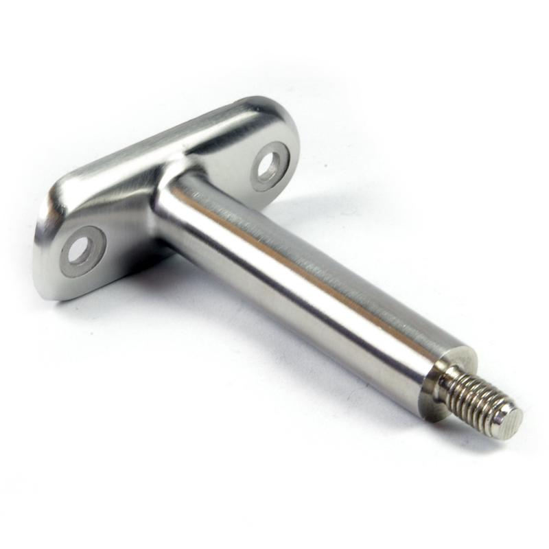 SUPPORT MAIN COURANTE INOX 304 - FILETÉ M8 - 48MM