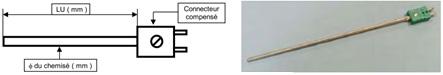 Thermocouple à isolant minéral, à gaine déformable, pour usage intensif MI (-100°C à 1250°C)_0