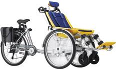 Tricycle pour handicapé manuel tout terrain à 7 vitesses et equipé de frein à tambours - Rollfiets_0
